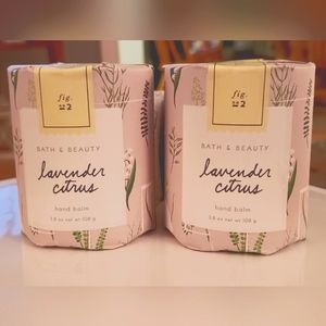 Magnolia Home Hand Balm Lavender Citrus Set of 2. New. Sealed 3.8 ounces each
